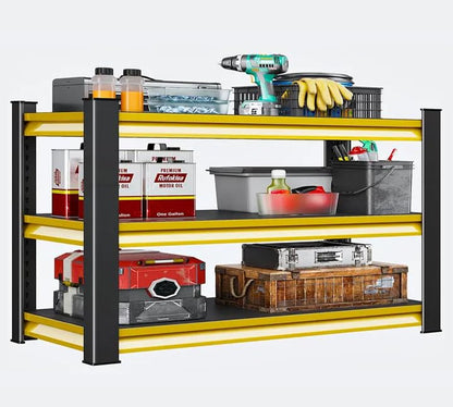 40" W Garage Shelving Heavy Duty (40"W×18"D×36"H / Yellow)