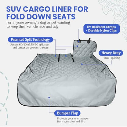 SUV Cargo Liner for Dogs (Grey / Large)