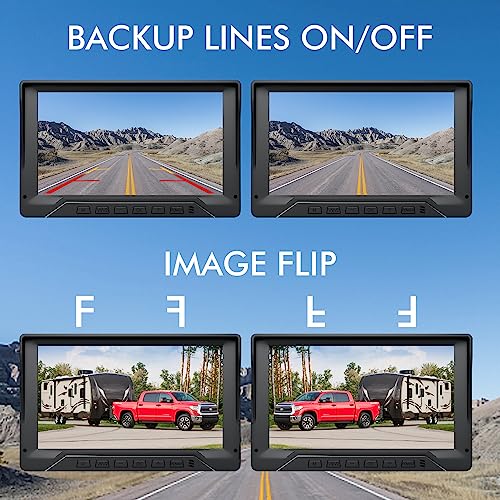 Dual RV Backup Camera System (2 Cameras)