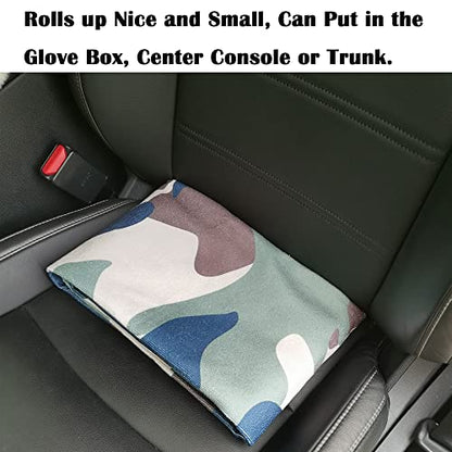 Car Seat Cover Protector Front Seats (2Pcs Front Seat Towel / Camouflage)