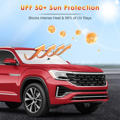 for Car Windshield Sunshade Umbrella 2018 (for 2018-2026 VW Atlas)