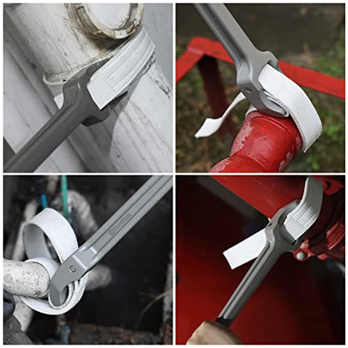 Strap Wrench 18" Handle (18 Inch / Grey)