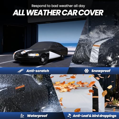Multi Layer Car Cover Custom Fit for Ford Crown Victoria (Custom fit Ford Crown Victoria / Sedan car cover)