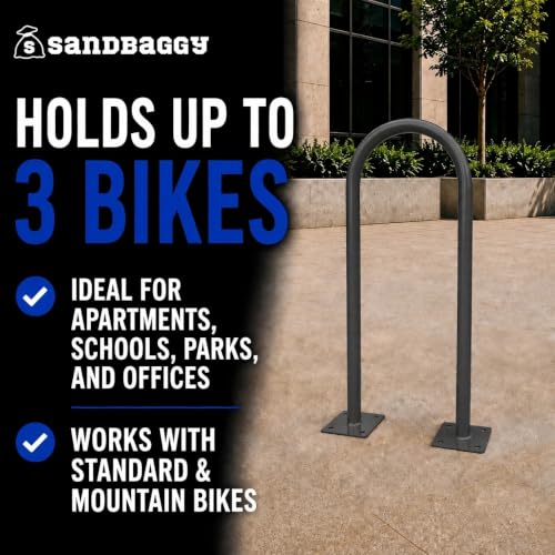 U Shaped Bike Rack (Gray)