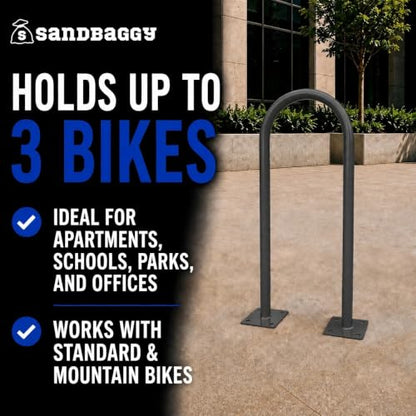 U Shaped Bike Rack (Gray)