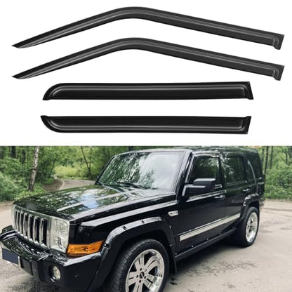 Window Visors Rain Guards for 2006 (2006-2010 Jeep Commander)