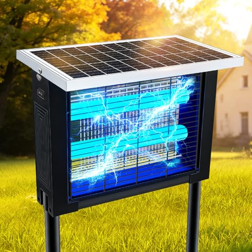 Large Solar Bug Zapper Outdoor (4W for 2000 sq.ft)