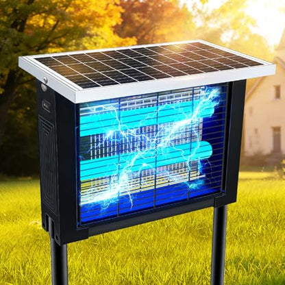 Large Solar Bug Zapper Outdoor (4W for 2000 sq.ft)