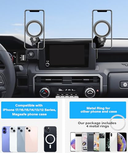 Car Phone Holder for Toyota Tacoma 2024 (for Tacoma 2024-2026/4Runner 2025-2026 (8" Screen))