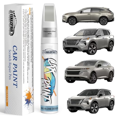 KAY Champagne Silver Touch Up Paint for Nissan (For nissan / Champagne Silver(KAY) Compatible with Rogue/Ariya/Quest)