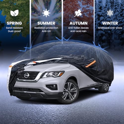 Multi Layer Car Cover Custom Fit for Nissan Pathfinder (Custom fit Nissan Pathfinder / SUV car cover)