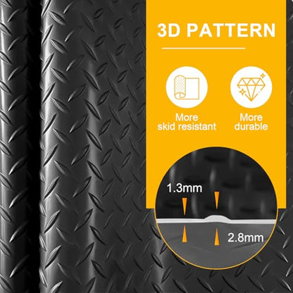 4x10FT Garage Floor Mat (4*10FT / Black)