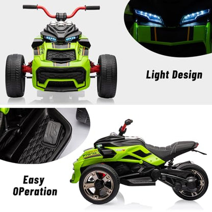 Kids Electric Ride on Truck Car (Green)