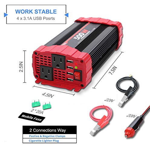500W Car Power Inverter (500W)