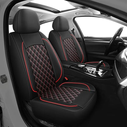 Front Car Seat Cover (N3 Black Red / Front Seat)