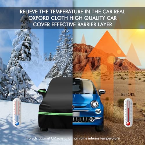 Car Cover for 2007 (for 210D 2007-2023 Fiat 500/500C)
