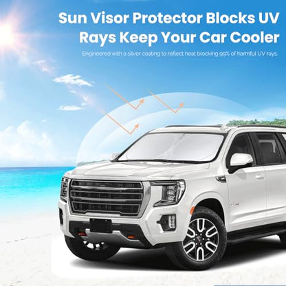 Windshield Sunshade for 2021 (for 2021-2025 GMC Yukon)