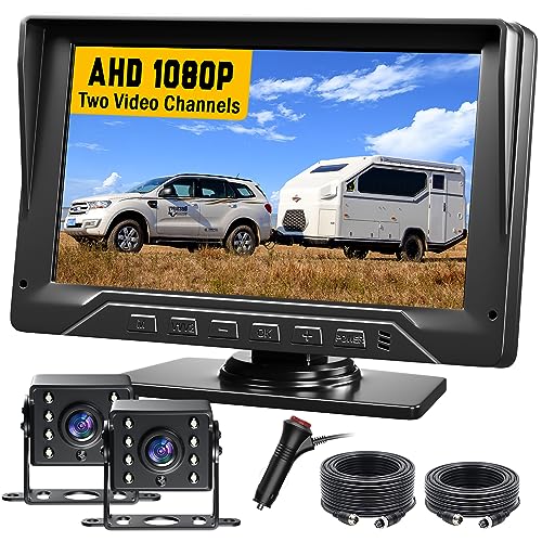 Dual RV Backup Camera System (2 Cameras)