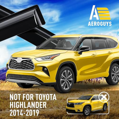 Extra Durable Window Deflectors Tape (For Toyota Highlander 20-26)