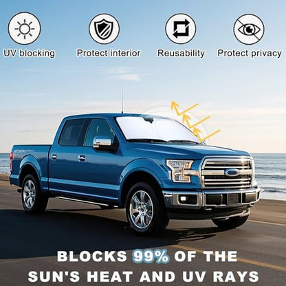 Windshield Sunshade for Ford F (for Ford F150 2015-2020)