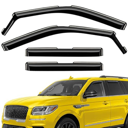 Extra Durable Window Deflectors in (For Lincoln Navigator 18-24)