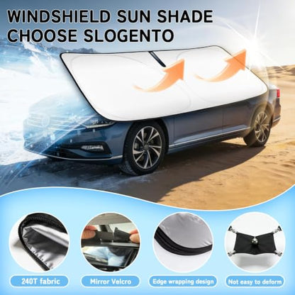 Custom Fit Windshield Sun Shade for Mercedes (for 2012-2026 Mercedes-Benz GLE)