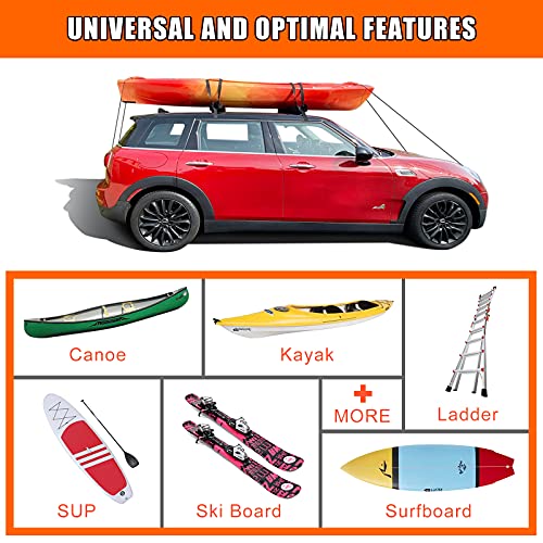 Kayak Car Roof Rack Pad for Kayak Surfboard SUP Canoe Soft Roof Rack Pads (32 Inch)