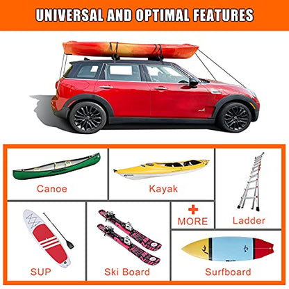 Kayak Car Roof Rack Pad for Kayak Surfboard SUP Canoe Soft Roof Rack Pads (32 Inch)