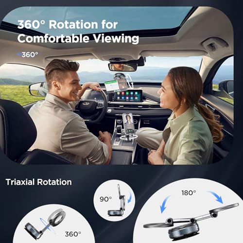 Vacuum Magnetic Phone Holder (Black)