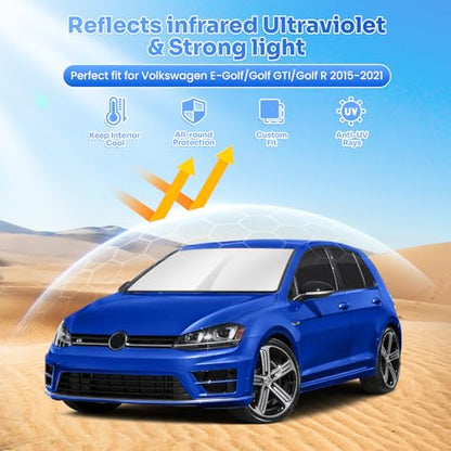 Window Shades for 2015 (Volkswagen E-Golf/Golf GTI/Golf R 2015-2021)