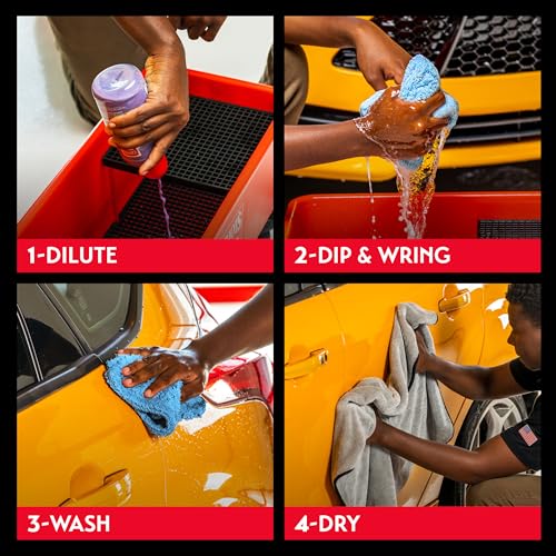 Rinseless Wash and Wax for Car Cleaning and Detailing (16oz)