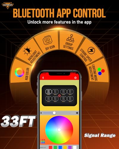 8 Gang Switch Panel Bluetooth RGB AR (8 Gang Bluetooth Panel (Two Side Output))