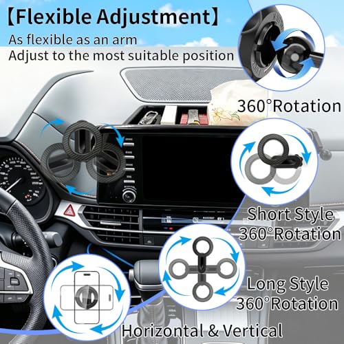 Car Phone Holder Mount for Toyota Sienna 2021 2022 2023 2024 Accessories (for Toyota Sienna 2021-2024)