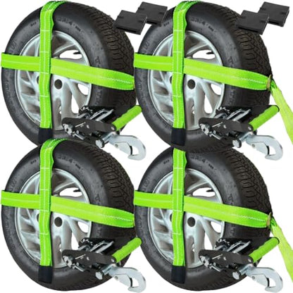 Car Tie Downs (High-Viz Reflective)