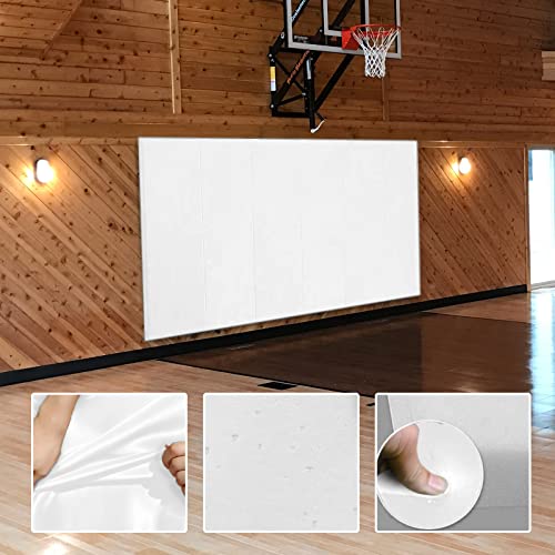 4 Pack Wall Protection Pads 2" Thick Foam Wall Padding (60" x 20" x 2" / 4 PACK / WHITE)