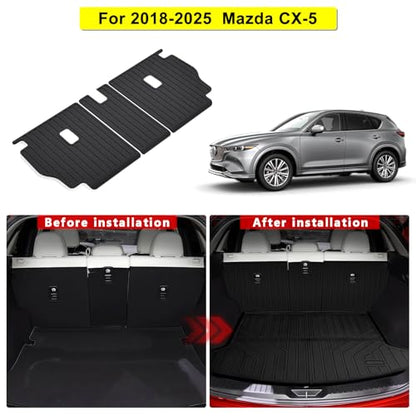 Cargo Mat & Backrest Mats for 2018 (2023-25|Mazda CX-5|Cargo Liner)