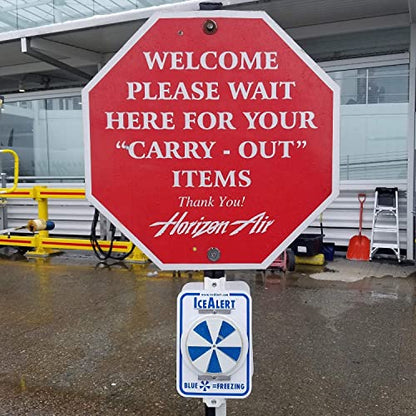 Ice Alert Sign (Indicator Sign Kit - 4 Pack)