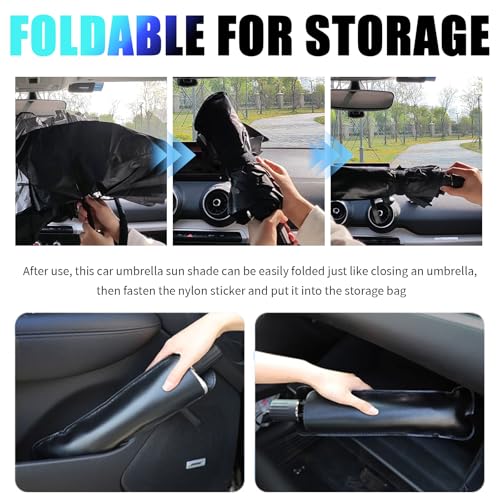 Car Windshield Sun Shade (Silver)
