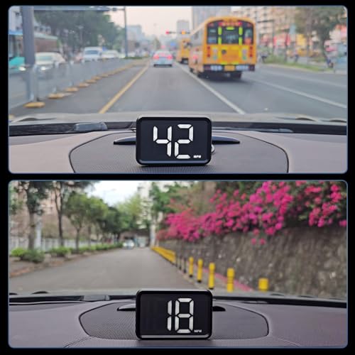 GPS Digital Speed Meter with MPH (x1 white)
