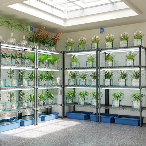 4 Tier Outdoor Metal Storage Shelving Unit (4 Tier, 17.7" D x 35.43" W x 59" H / Grey)