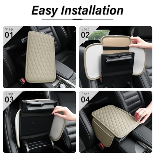 Car Center Console Cover (light beige)