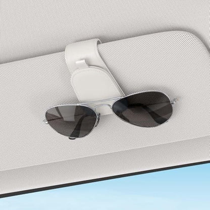 Magnetic Sunglass Holder for Car Visor (White)