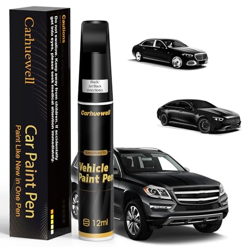 040/9040) Black/Jet Black Touch Up Paint Compatible with Mercedes-Benz (For Benz / 040/9040 Black/Jet Black for 040/9040 Black/Jet Black for B/C/CLK/E/S/SL/SLK/CLK/M/CL/ML/R/G/CLS/GLK/GL/GLC/GLE/GLA/SLC/CLA/ Series Cabriolet/Sprinter/Metris/AMG GT)