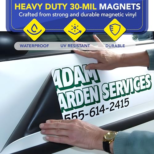 Custom Car Magnet 12x12 Inch 2 Pack (12" x 12")