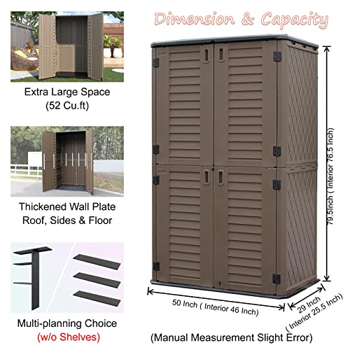 Sheds & Outdoor Storage (Dark Brown)