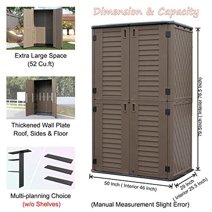 Sheds & Outdoor Storage (Dark Brown)
