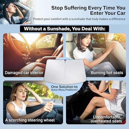 Windshield Sunshade Compatible for Alfa Romeo 4C 2015