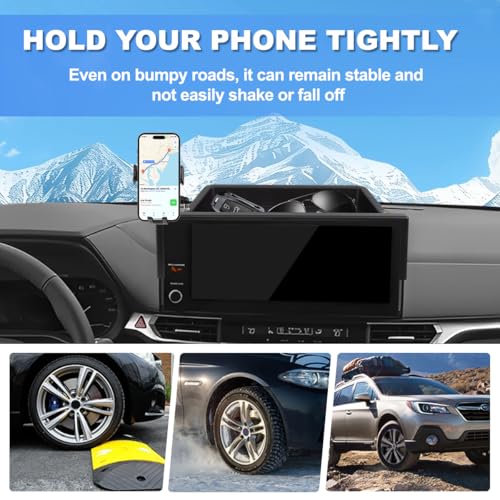 Car Phone Holder Compatible with Toyota Sienna 2025 Accessories 12.3 (2025 Sienna 12.3inch)