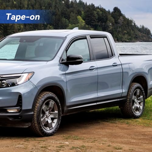 Window Visors Rain Guards for 2017 (2017-2026 Honda Ridgeline)