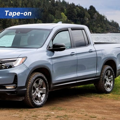 Window Visors Rain Guards for 2017 (2017-2026 Honda Ridgeline)